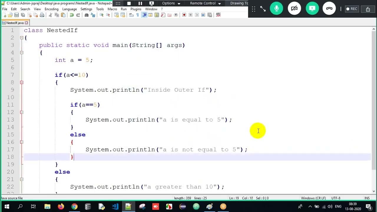 conditional statement | JAVA | part 3 | Lec 6 - YouTube