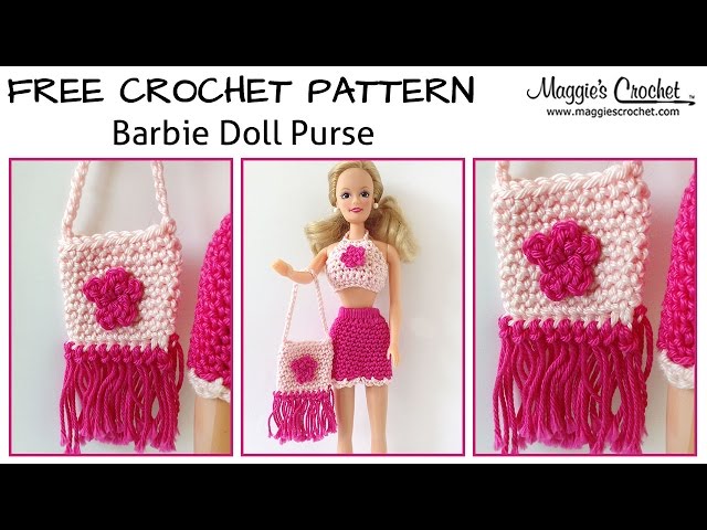 crochet doll purse pattern free