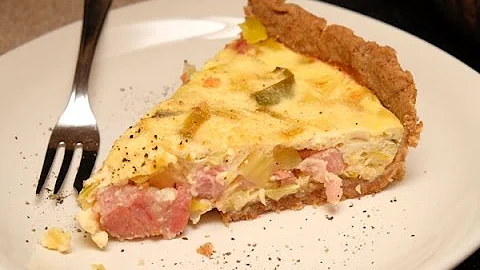 Recept za ki sa prazilukom i slaninom/ Quiche lorr...