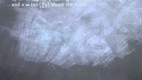 M15-4: cross-section IV: solid of revolution (cross section is a disk)