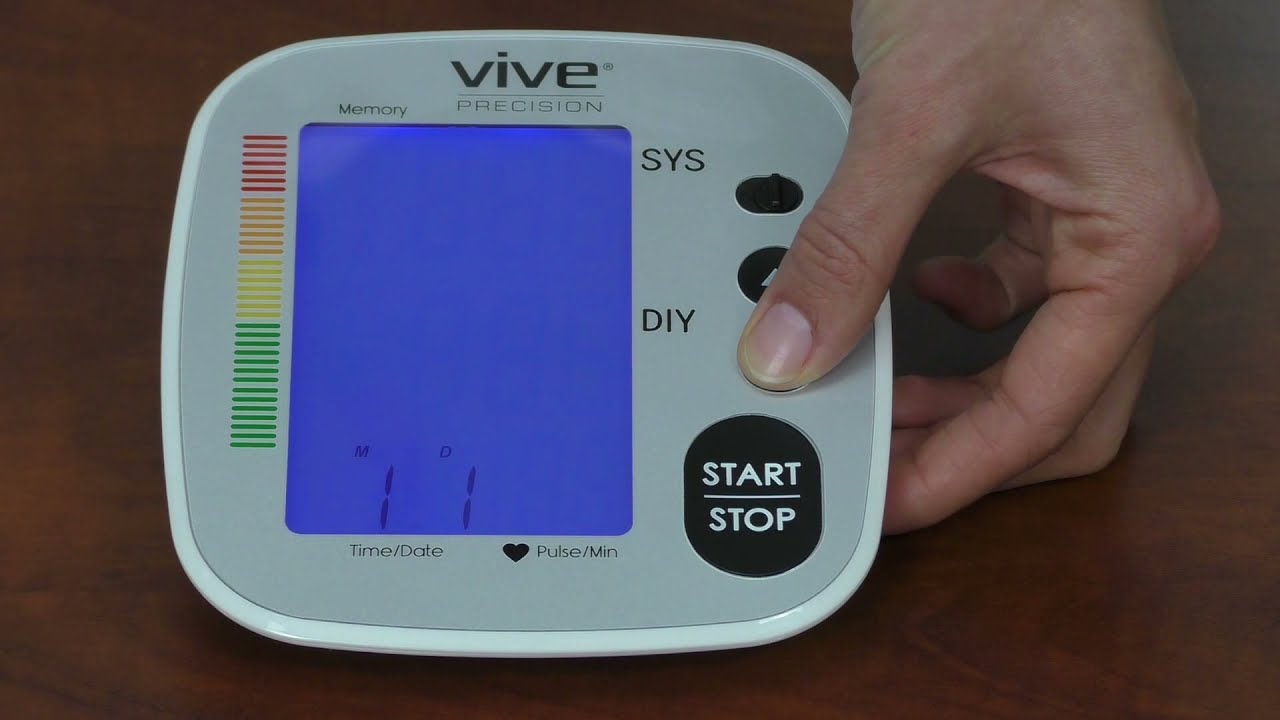 Vive Health Precision Blood Pressure Monitor DMD1001 With Adult Large Cuff