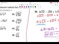 3,3 A2 Rationalizing radical denominators