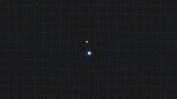 Gravitational Lensing: White Dwarf Passes In Front of Distant Background Star