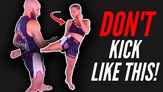 How NOT To Muay Thai Kick: 8 Common Roundhouse Kick Mistakes