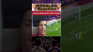 Ronaldo Reaction #Goat #Ronaldowithmessi
