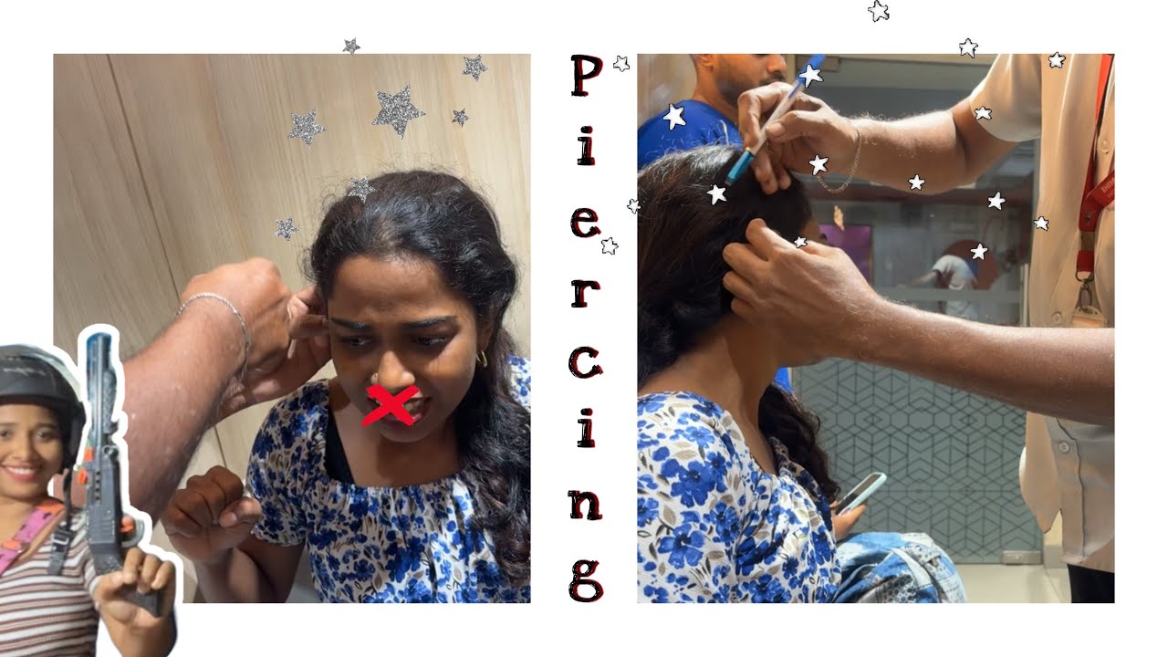 Bugudi കുത്താൻ പോയാലോ guys 😱👀 |Ear piercing | PRAVEENA PRAKASH |