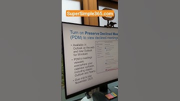 🆕 Preserve Declined Meetings (PDM) for viewing declined meetings in Outlook