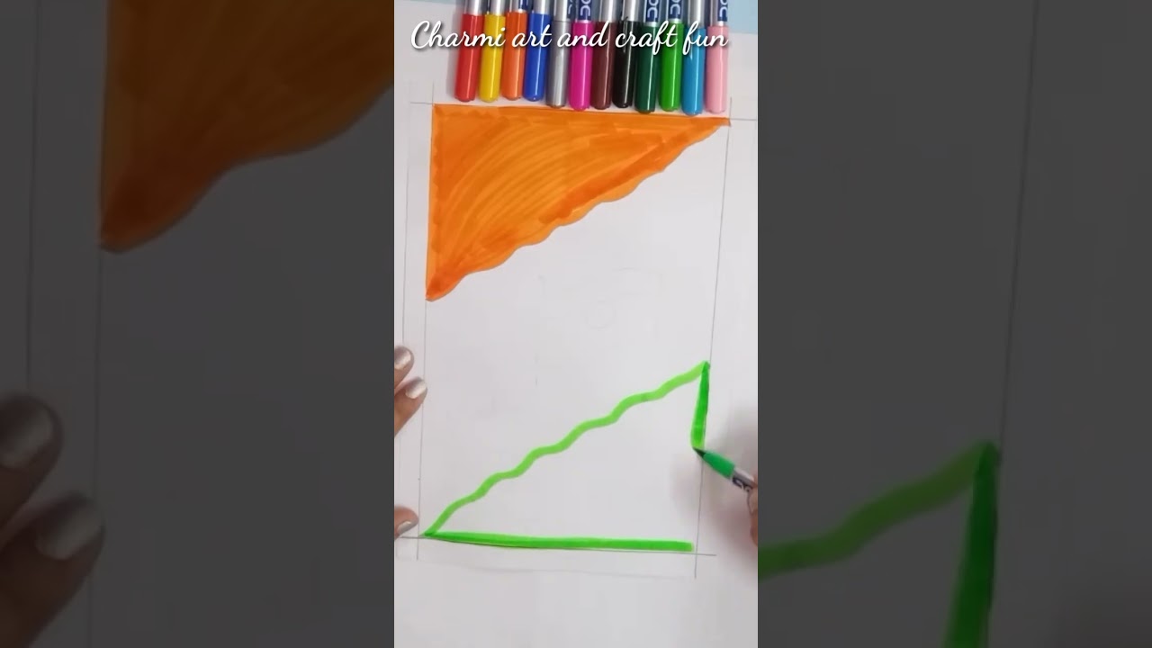 I LOVE MY INDIA ❤️ 🇮🇳  Independence Day drawing #