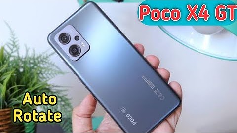 Auto Rotate Screen In Poco X4 GT, Rotate Screen Setting In Poco X4 GT, How To Rotate Screen In Poco