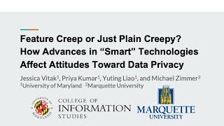 Ica 2020 Paper Presentation On Privacy Concerns About Smart Speakers