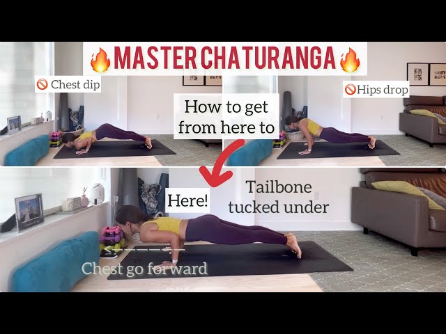 3 Exercises That'll Help You Master Chaturanga Pose