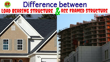 Difference Between Load Bearing Structure & RCC Framed Structure | Civil Engineering