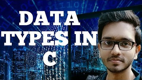 Data Types in C- primary data type