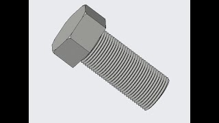 Hex Bolt Tutorial in Creo Parametric