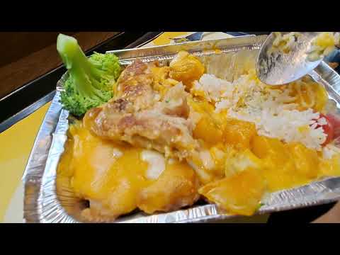 可能係最難食既焗豬扒飯  邊間連鎖店快餐店呢？mhp3174 jul2023 發現香芒焗豬扒飯，HK＄5X，單叫，便試吓。