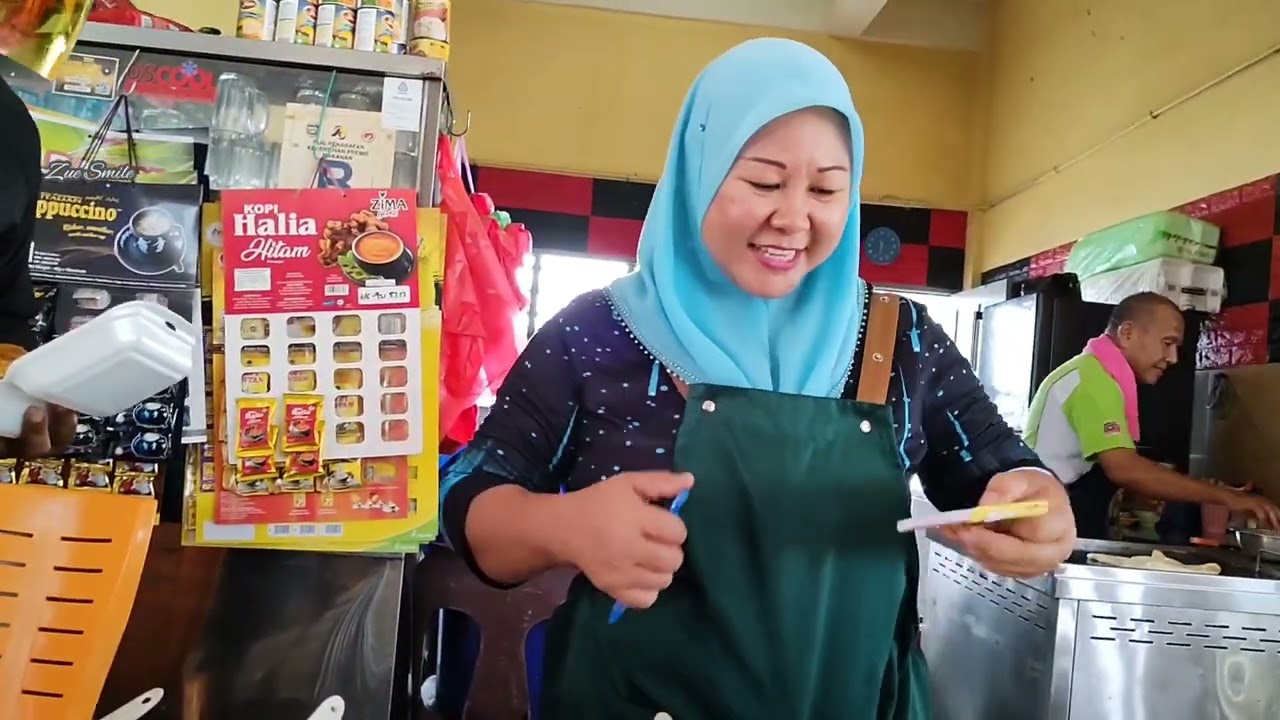 Homestay di PEKAN PAHANG cantik bersih dan berbaloi sangat,Sarapan di Medan Selera Peramu Jaya best