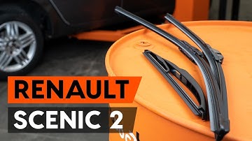 Wie RENAULT SCENIC 2 (JM) Scheibenwischer wechseln [AUTODOC TUTORIAL]
