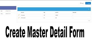 Create Master Detail Form Side By Side In Oracle Apex 19.1,19.2