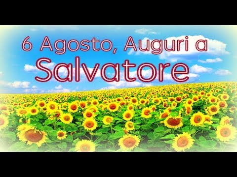 BUON ONOMASTICO SALVATORE