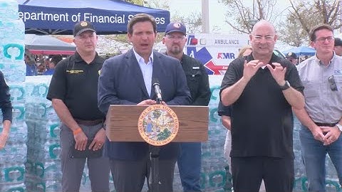 Watch: Governor DeSantis in Fort Myers