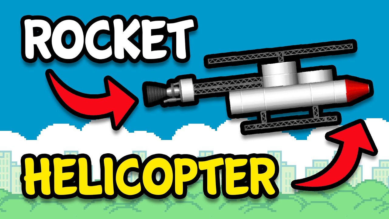 I Tried To Make Helicopters in Spaceflight Simulator - YouTube