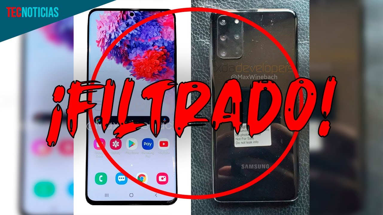 Galaxy S20 Plus aparece filtrado completamente en video