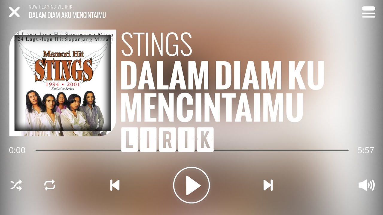 Stings - Dalam Diam Aku Mencintaimu