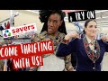 Fall Sweaters, Blazers, workout tanks, shoes at Savers |Come Thrifting With Us |#ThriftersAnonymous
