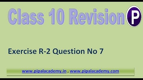 #revision #revision_classes  Class 10 maths Revision Exercise R-2 Solutions in Assamese medium.QNo7
