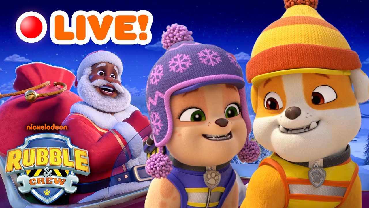 🔴 LIVE: Rubble's Holiday Party & Celebrations! 🎄🕎🎁 | Rubble & Crew