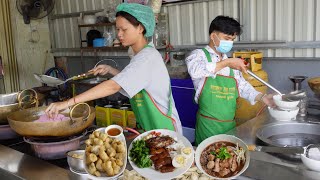 The Most Popular Thai Food in Phnom Penh! Stew Pork Leg Rice, Boat Noodle, Fish Meatballs, Pad Thai
