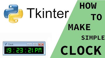 How to Make a Clock Using Tkinter Module | Python | Digital Clock | Yoo The Best |