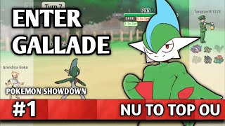 GALLADE IS A SLEPT ON THREAT | NU POKEMON TO TOP OU