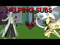 HELPING SUBS GET JINS, MODES &amp; WEAPONS I SHINOBI LIFE 2