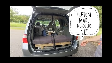 Custom Made Mosquito Net - 2006 Honda Odyssey Camper