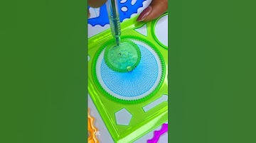 Spirograph Art with a Twist! Watch the Magic Unfold!🌠💥 #ArtLovers #Spirograph #shorts