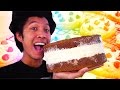 DIY GIANT COOKIE ICECREAM SANDWICH!!!