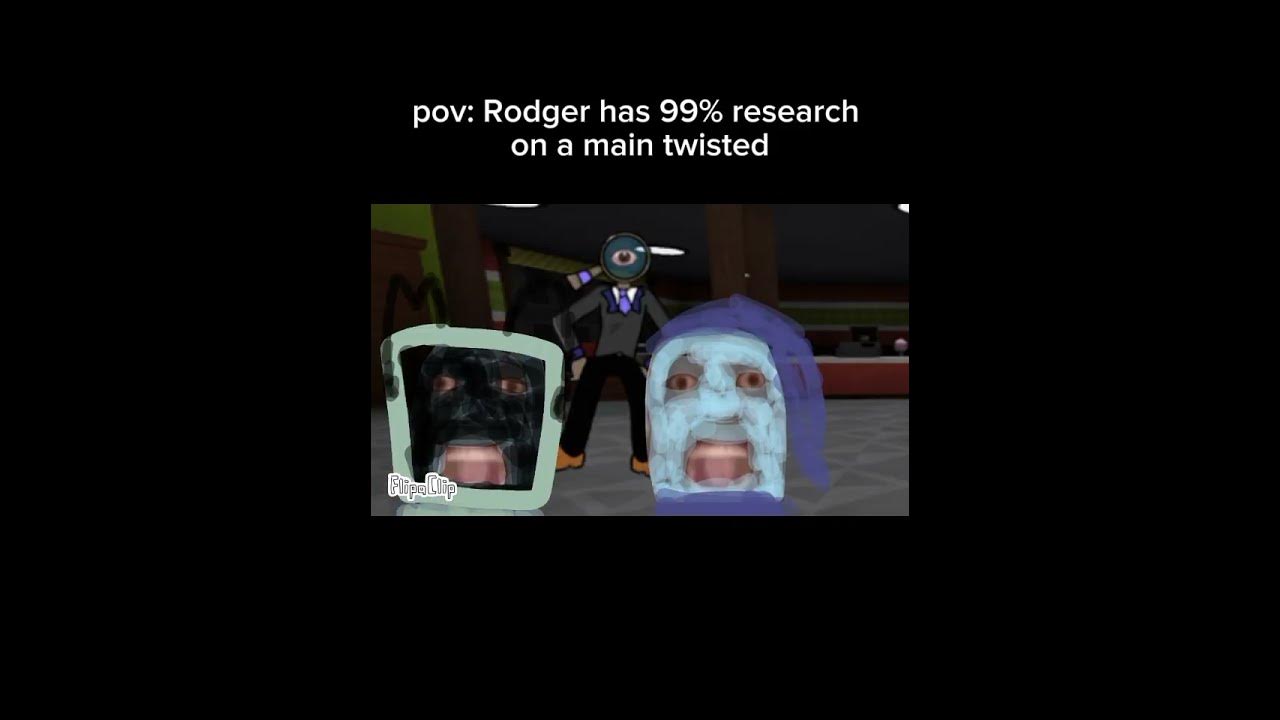 Pov: a Rodger main has 99% research on a twisted #dandysworldanimation #dandysworld#dandysworldmemes