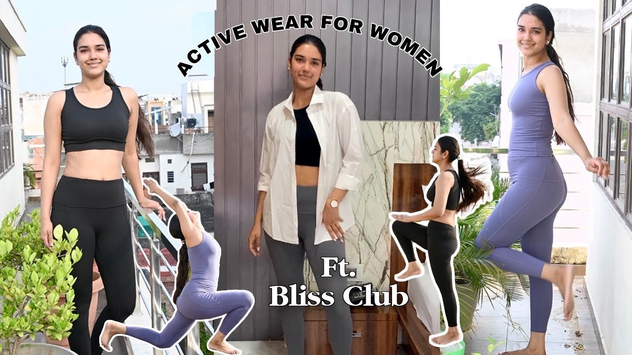 Active Wear Sets & Leggings Haul Ft.Bliss Club