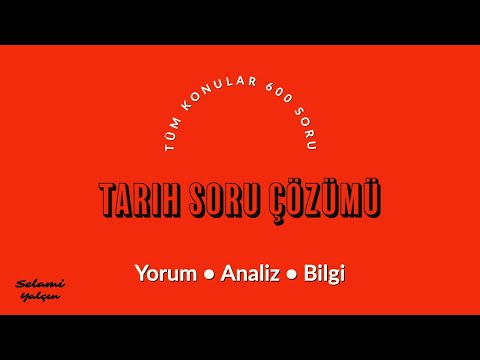 2023 İNKILAP TARİHİ I - SORU ÇÖZÜMÜ