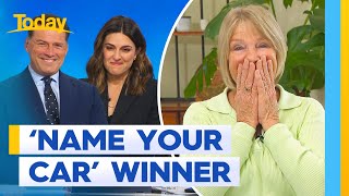 Today surprises major winner of our 'Name your Car' giveaway | Today Show Australia