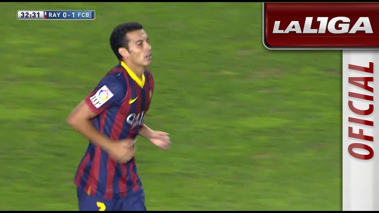 Gol de Pedro (0-1) en el Rayo Vallecano - FC Barcelona ...
