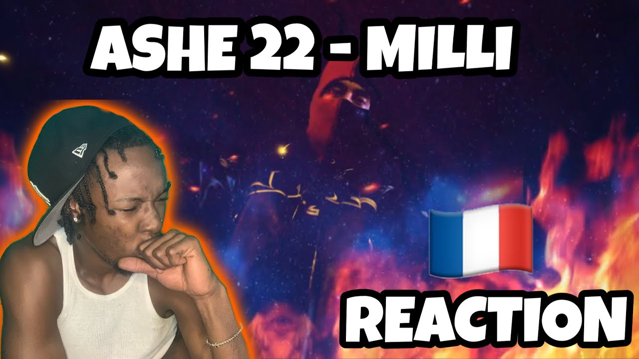 AMERICAN REACTS TO FRENCH DRILL RAP! ASHE 22 feat. @Hamza - Milli