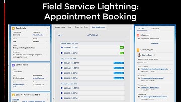 Appointment Booking - Field Service Lightning