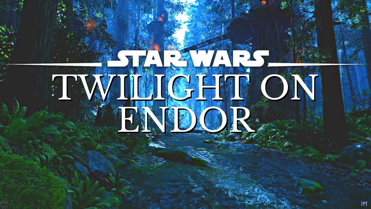 Star Wars 4K Music  Ambience  Twilight On Endor  Sleep Study Relax  Ambient Music 3 Hrs