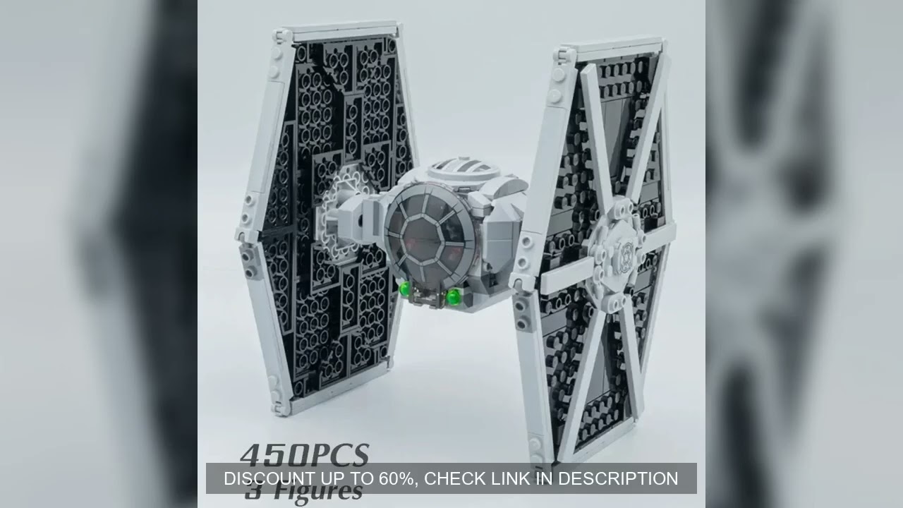 Hot In Stock Fit 75300 Imperial Tie-Fighter Stars Fighter Space Wars Figures Model Building Blocks B