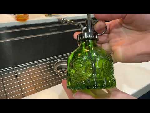 How I keep my Succulents Alive / Glass Plant Mister Vintage Spray Bottle with Top Pump review