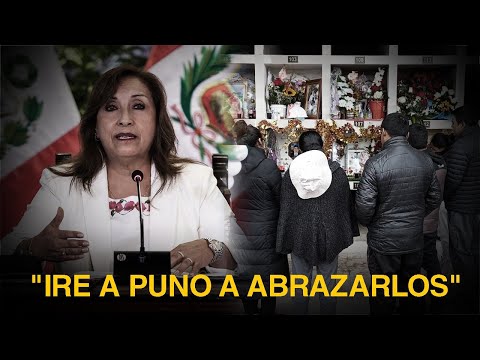 Dina Boluarte anuncia que irá a Puno a visitar a las familiares de las víctimas: “Iré a abrazarlos”