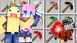 WHO CAN MAKE THE MOST UNIQUE PICKAXES?!  (OneLife #39 w/LDShadowLady)