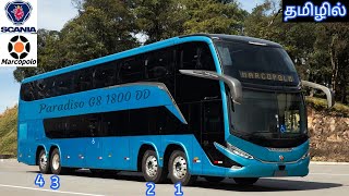 Marcopolo G8 1800 DD Bus | Marcopolo Paradiso G8 1800 DD | Quad axle 4 bus